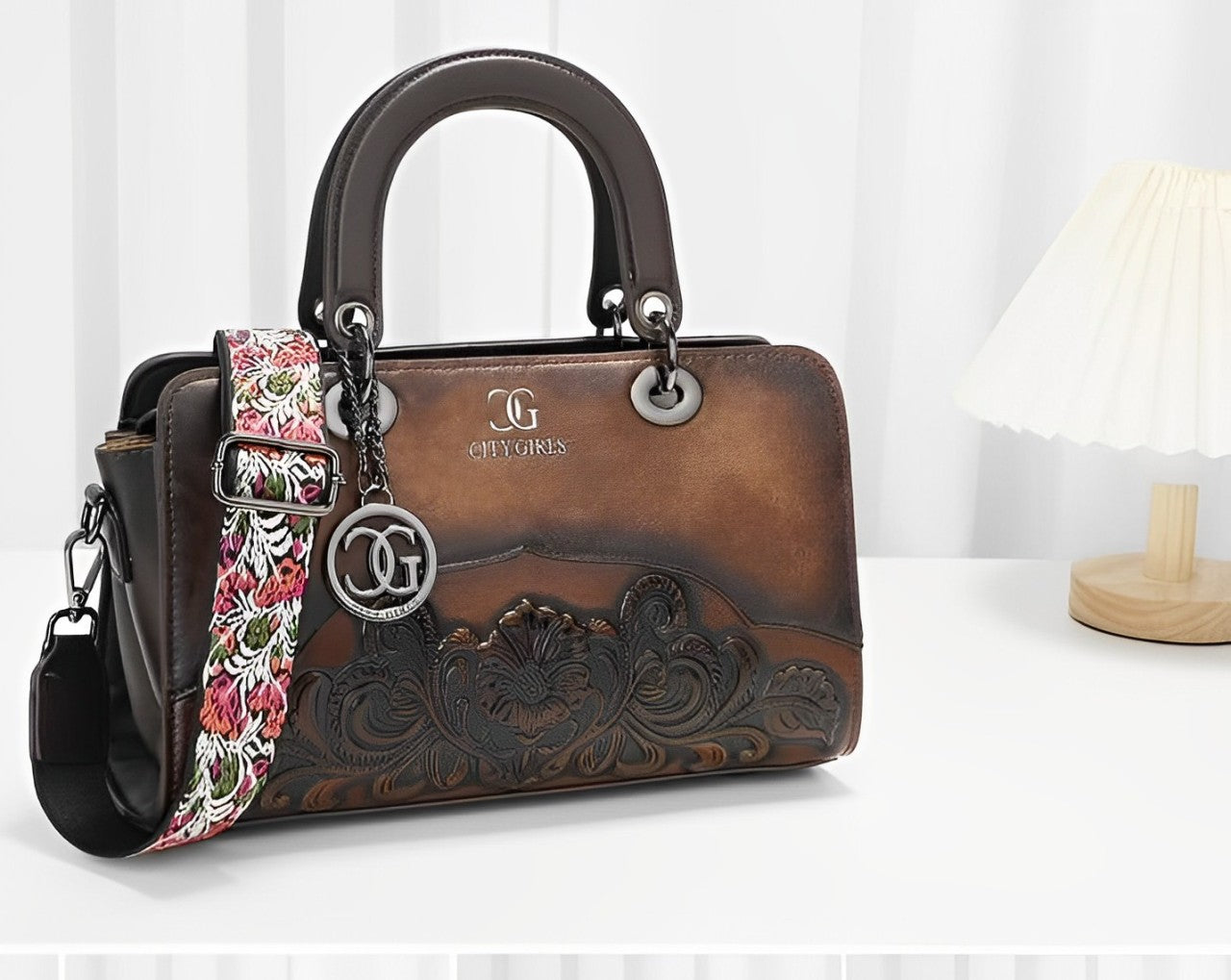 Blooming Charm Floral Delight Handbag