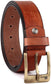 Brown Leather Belt for Men