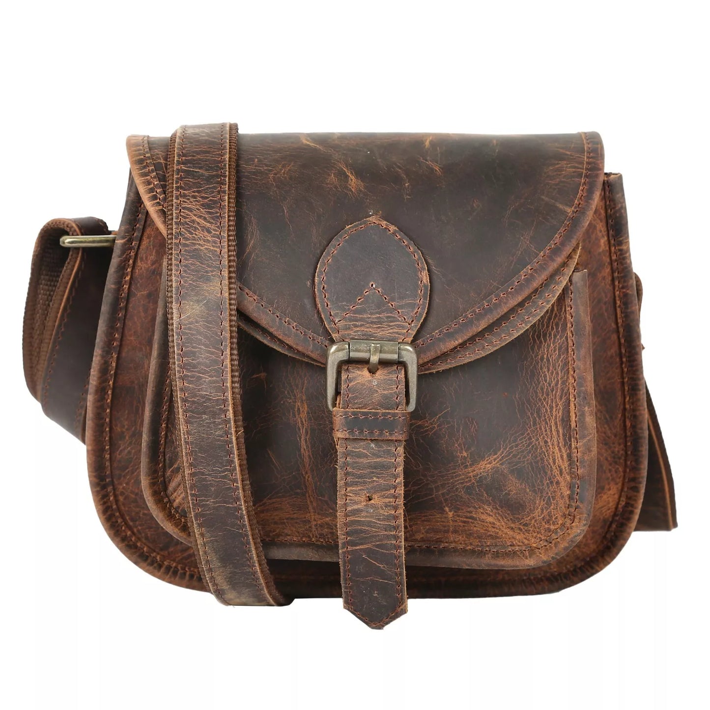 Buffalo Leather Women's Crossbody Sling Bag