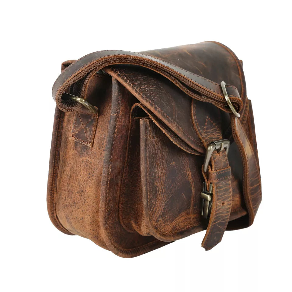 Buffalo Leather Women's Crossbody Sling Bag