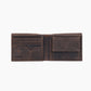 Elegant Brown Leather Bifold Wallet for Men