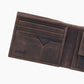 Elegant Brown Leather Bifold Wallet for Men