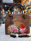 Floral Embroidery Handbags for Women