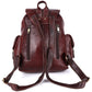 Genuine Leather Laptop Backpack (Brown)