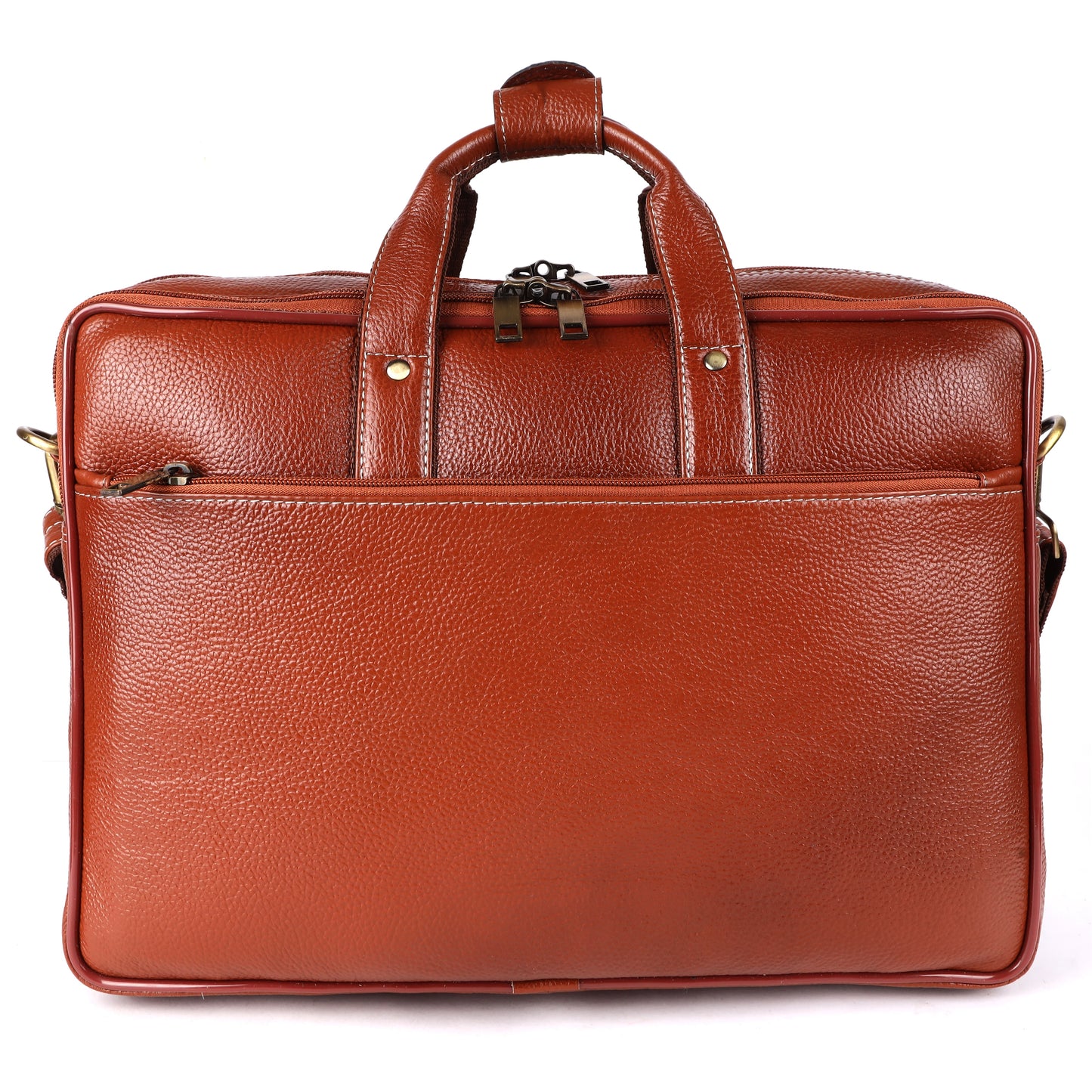 Genuine Leather Unisex Adult Briefcase Bag