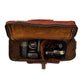 Genuine Leather Vintage Brown DSLRSLR Camera Bag