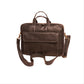 Genuine Leather Black Laptop Messenger Bag