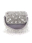 Gleaming Diamond Stone Embellished Handbag Clutch