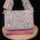 Gleaming Diamond Stone Embellished Handbag Clutch