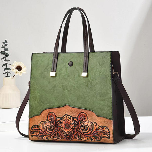 Graceful Tote Handbag with Adjustable sling