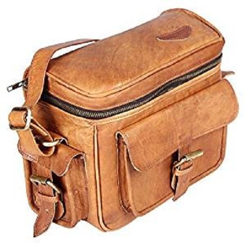 Handcrafted Genuine Leather Camera Shoulder Bag