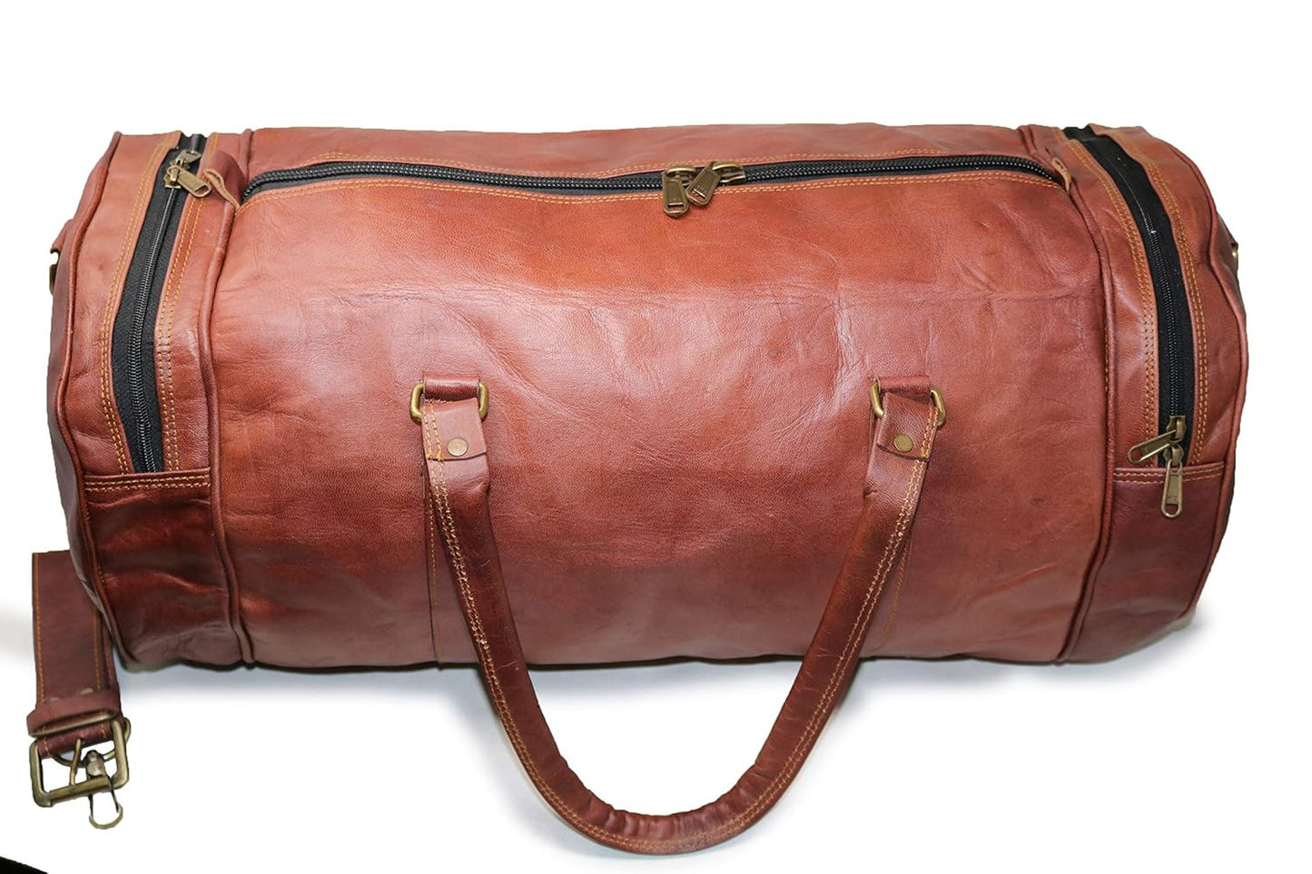 Leather Duffle Bag for Travel, Gym, and Weekend Getaways