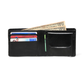 Men's Black Leather Wallet with 5 Card Slots