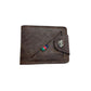 Men's Casual Brown Genuine Leather Wallet