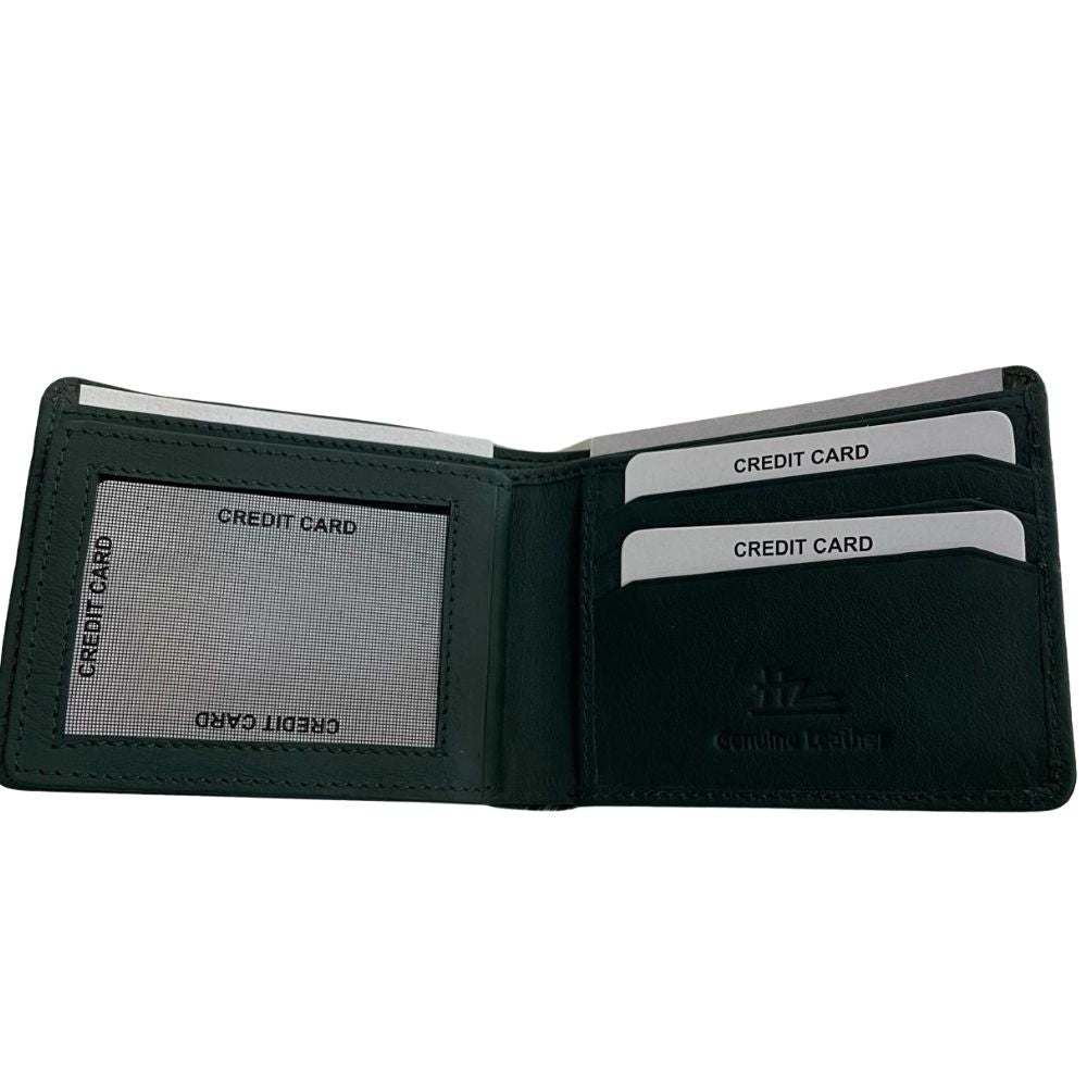 Men's Leather Forest Green Wallet