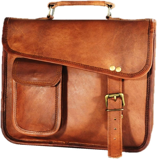 Men's Small Briefcase Messenger Bag for iPadTablet