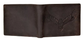 Men's Vintage Brown Leather Bifold Wallet with Eagle Embossing