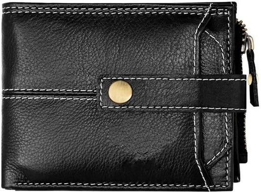 Men's Premium Black Leather Wallet