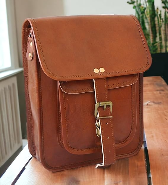 Rogue Traveler 11-Inch Leather Crossbody Satchel for iPadTablet