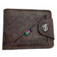 Men's Casual Brown Genuine Leather Wallet