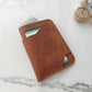 Vintage Slim Leather Card Holder Template