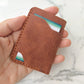 Vintage Slim Leather Card Holder Template