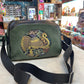 Women's Royal Elephant Embroidered Sling Bag