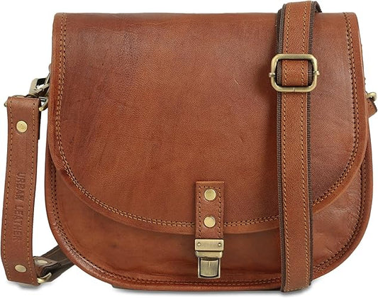 Women's Vintage Brown Leather Crossbody Bags