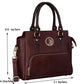 Genuine Leather Designer Shoulder Tote Purse 